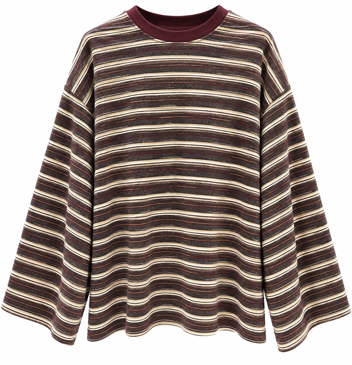 T-shirt Mille righe Over