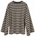 T-shirt Mille righe Over