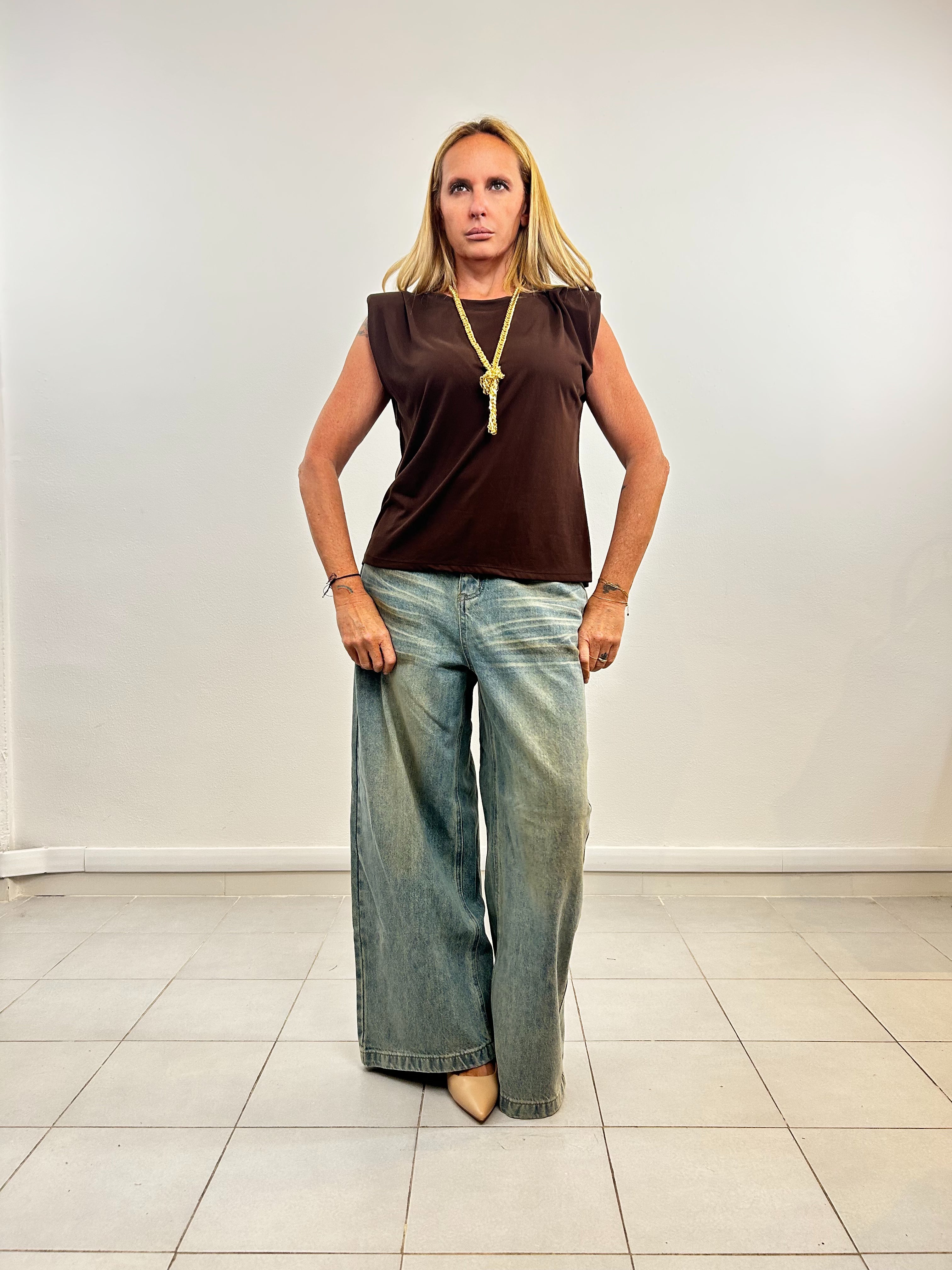 Jeans delavè