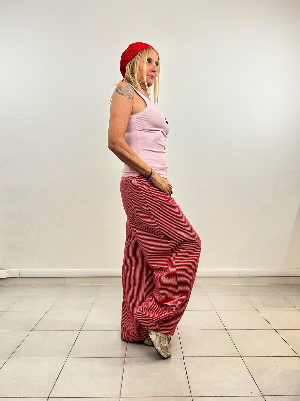 Pantalone Righe Lumina