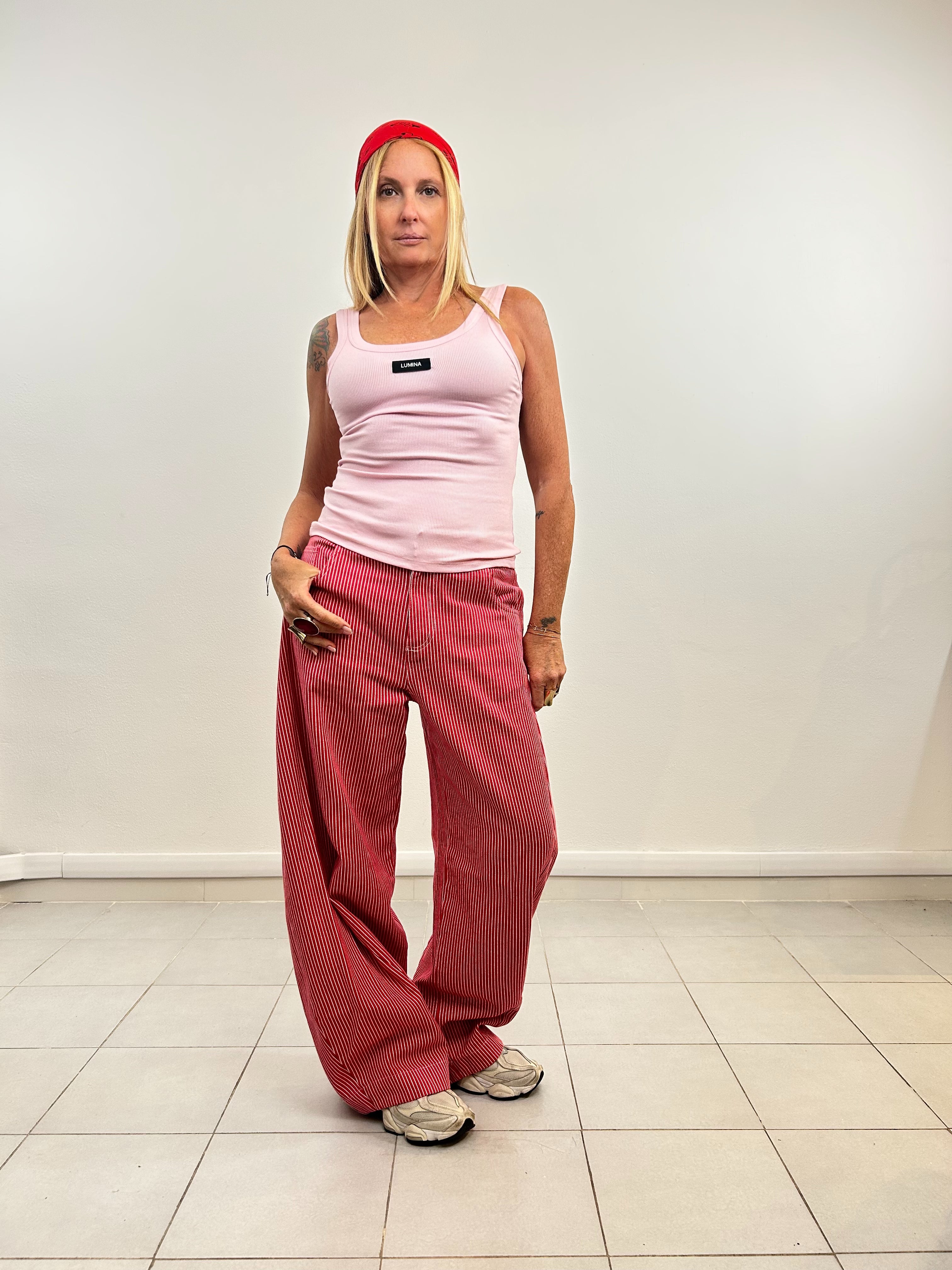 Pantalone Righe Lumina