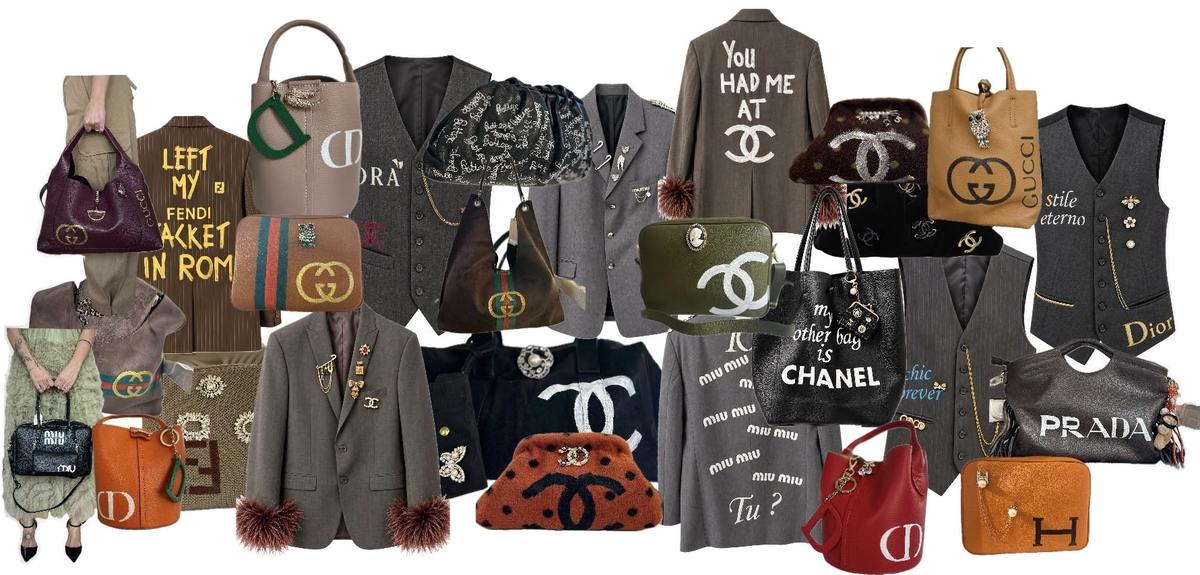 Collage Clothier: borse e blazer